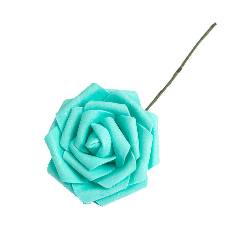 Artificial Flower 8CM PE Rose with Rod