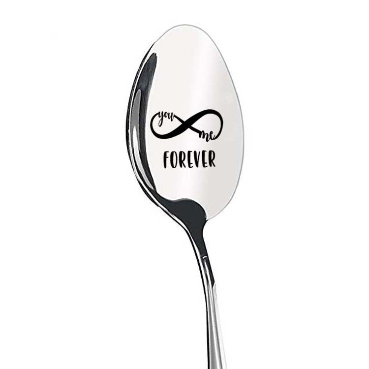 Valentine's day stainless steel long handle spoon