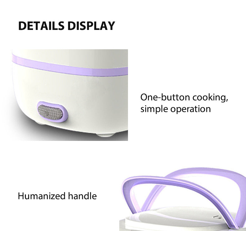 Multi-function electric cooking lunch box