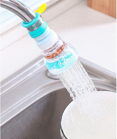 Faucet rotating drainer medical stone filter shower