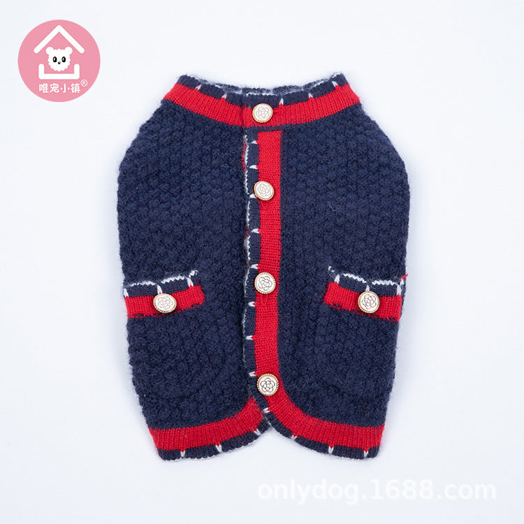 Classic Style Style Bejirog Sweater Cardigan Pet Clothes