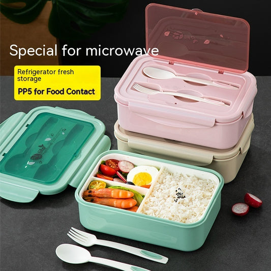 Microwave Oven Heating Lunch Box Rectangular Fruit Container