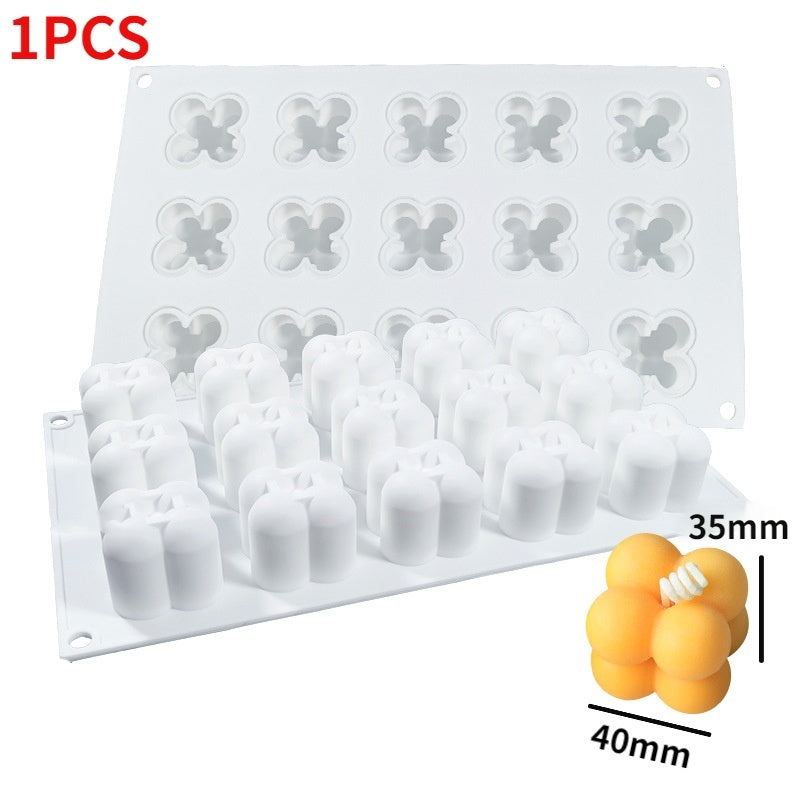 Cube Silicone Mold Cake Mold DIY Aromatherapy Candle