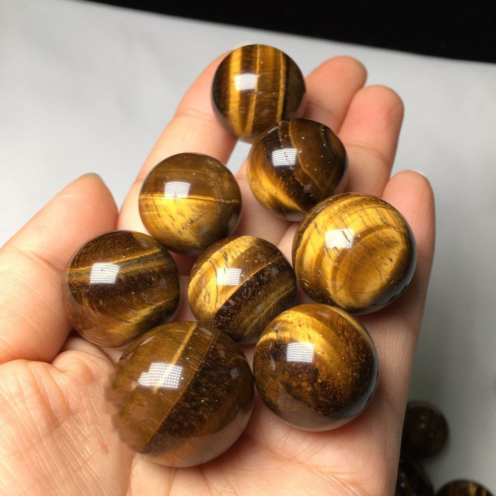 East China Sea Natural Crystal Yellow Tiger Eye Stone Original Stone High Quality