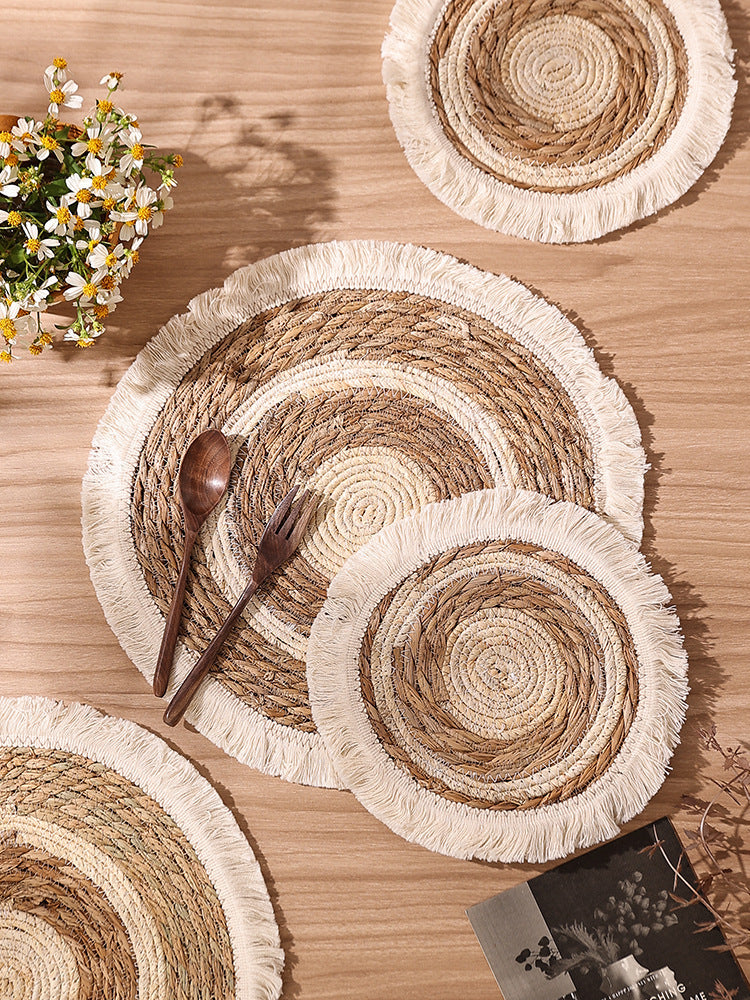 Tassel Grass Insulated Dining Table Mat