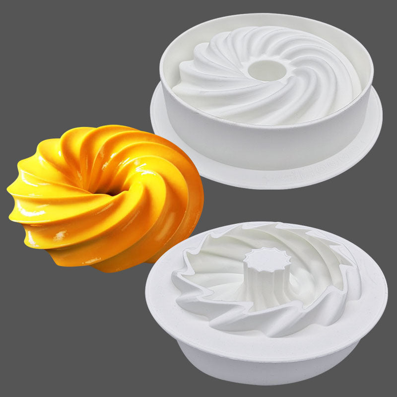 Round Rotating Silicone Cake Mold