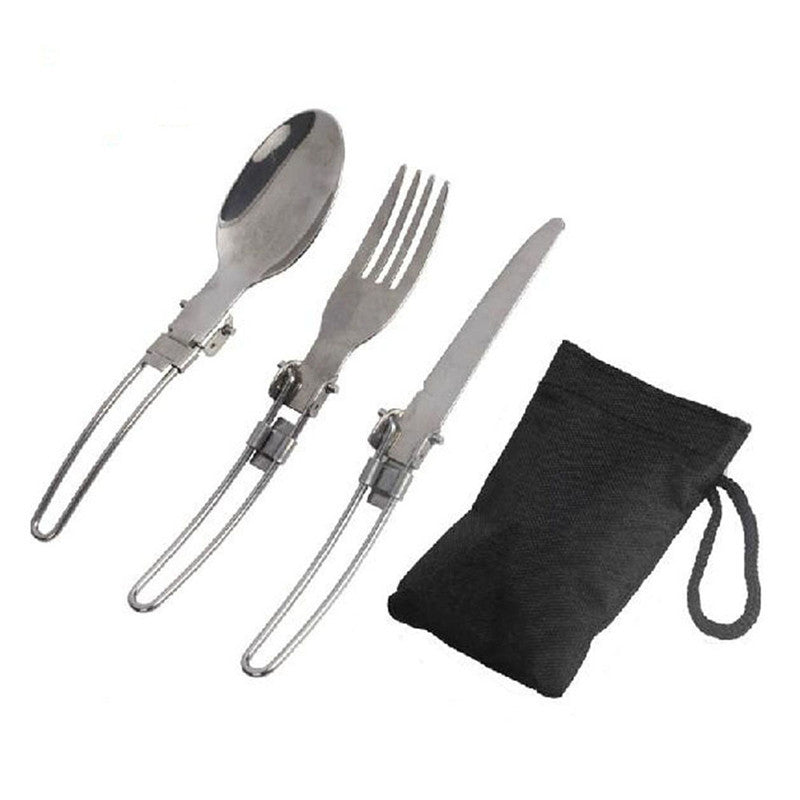 Stainless Steel Outdoor Camping Picnic Tableware