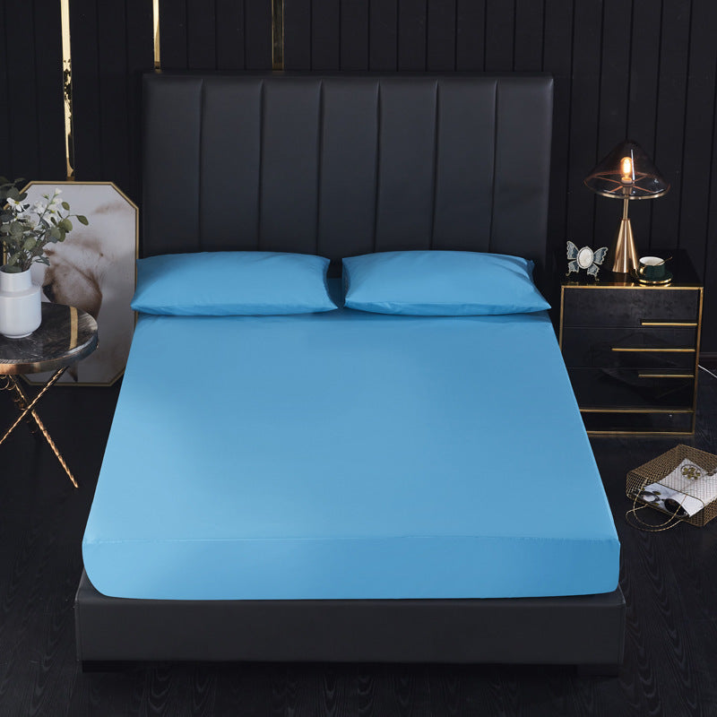 Pure Color Bedspread Pongee Sweat Bed Sheet