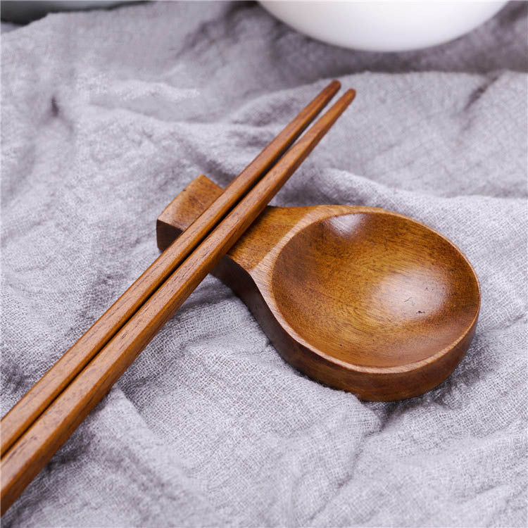 New wooden Japanese dipping saucer