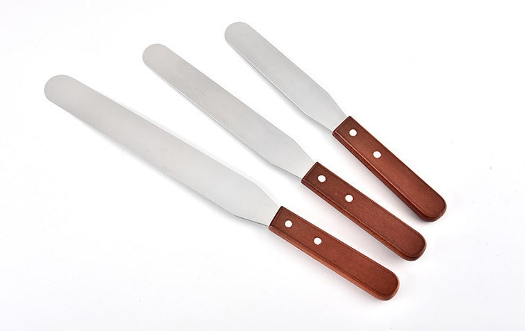 High Temperature Cake Spatula Stainless Teel Scraper Cream Baking Tool