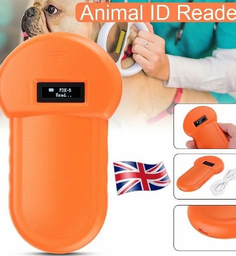 134.2khz Dog Chip Reader Animal ID Association Scanner Reading Distance 12cm