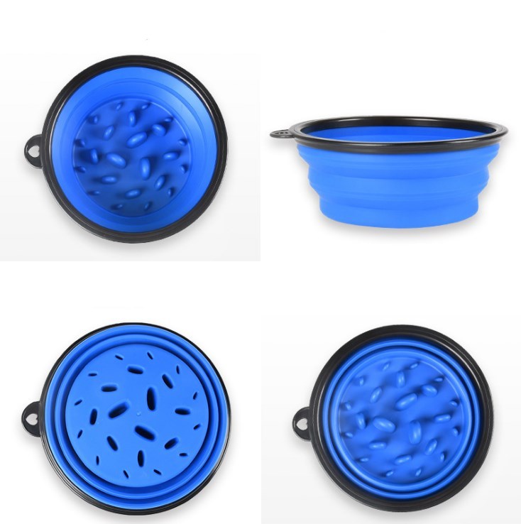 Outdoor Portable Pet Collapsible Slow Food Bowl