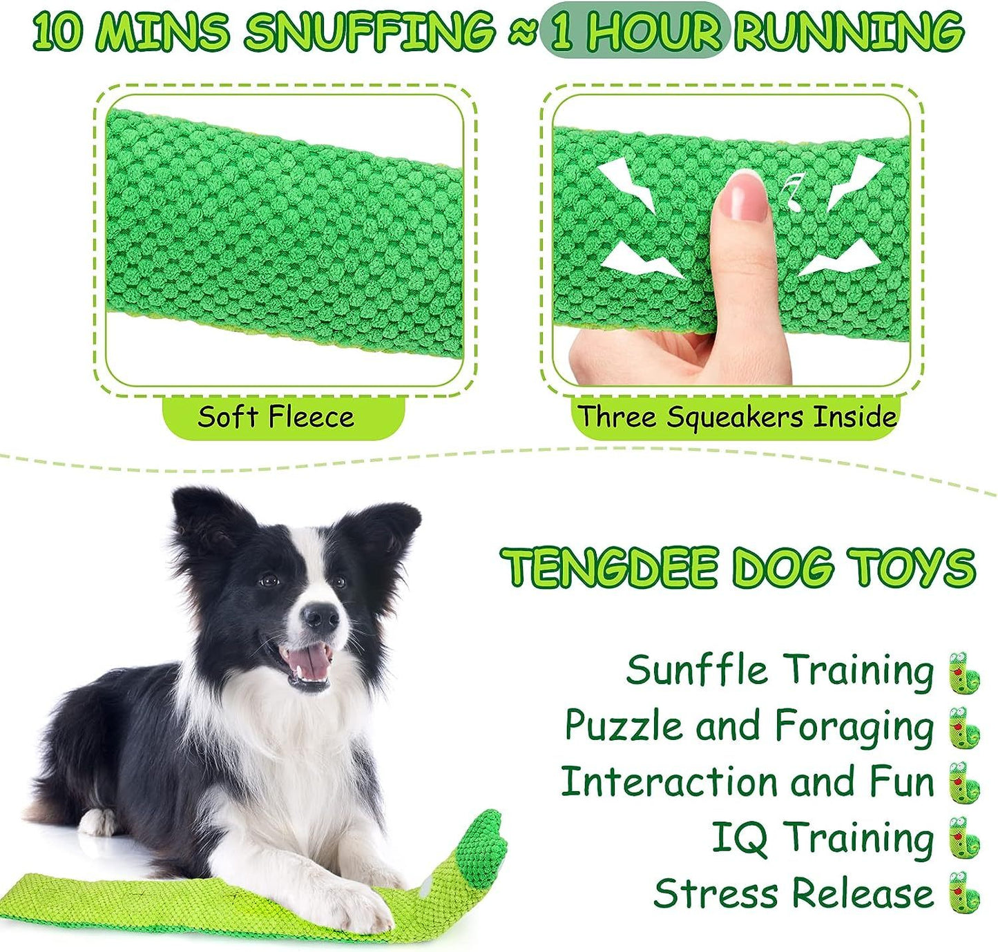 Squeak Dog Toys Stress Release Game For Boredom Dog Puzzle Toy IQ Training Snuffle Toys Foraging Instinct Training Suitable For Small Medium And Large Dogs