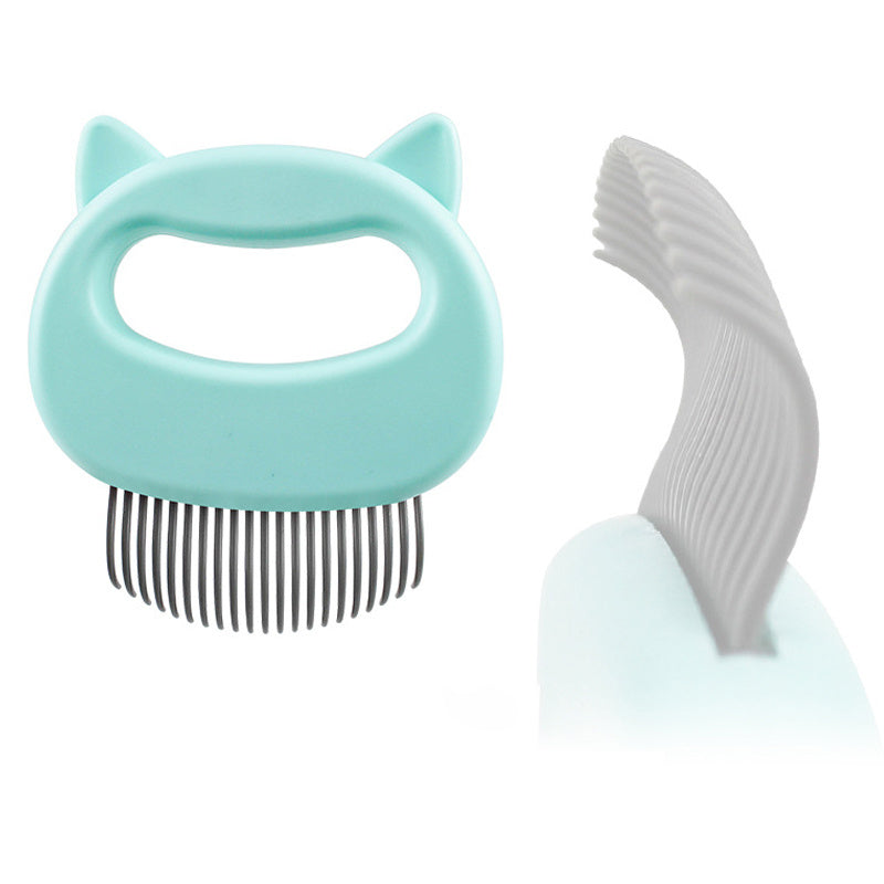 Pet Hair Removal Massaging Shell Comb