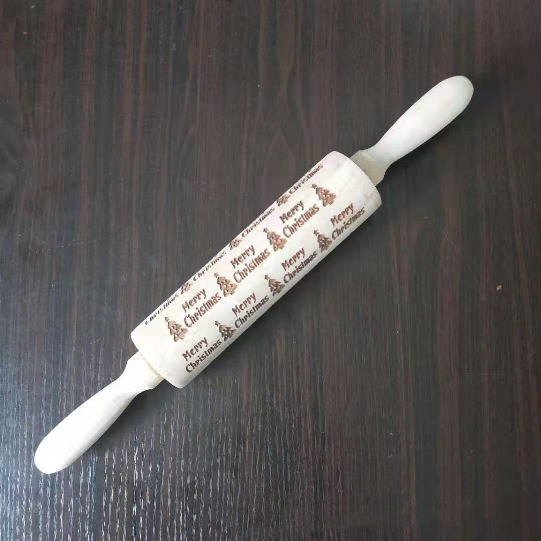 roller printed cookie dough stick