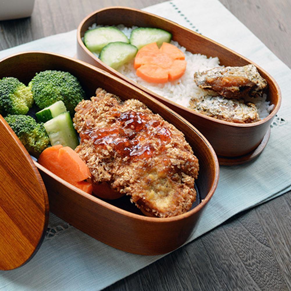 Japanese style cedar bento box