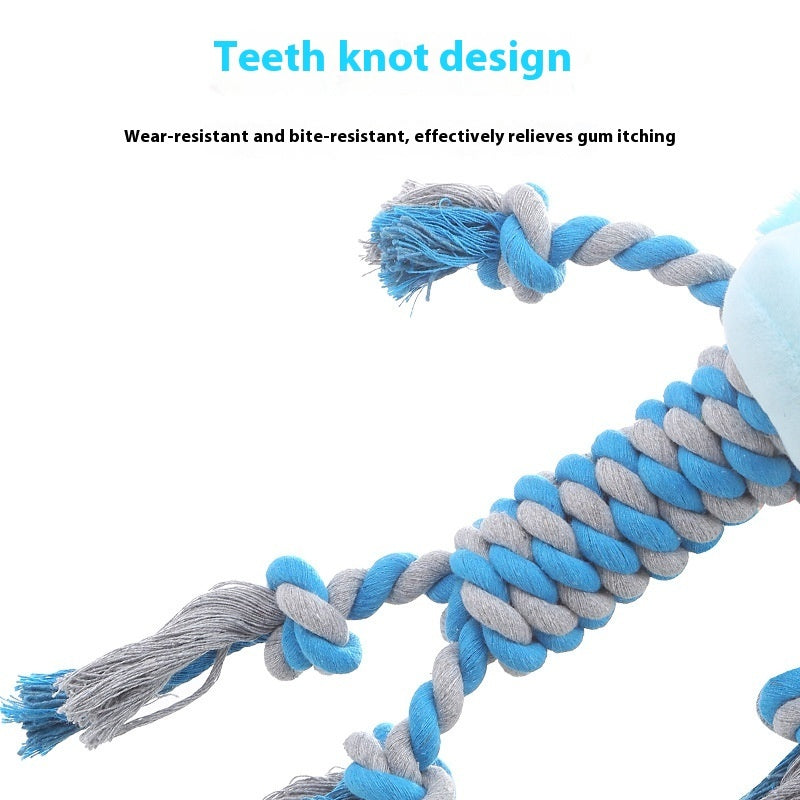 Plush Dog Toy Animal Shape Bite-resistant Molar Pet Products