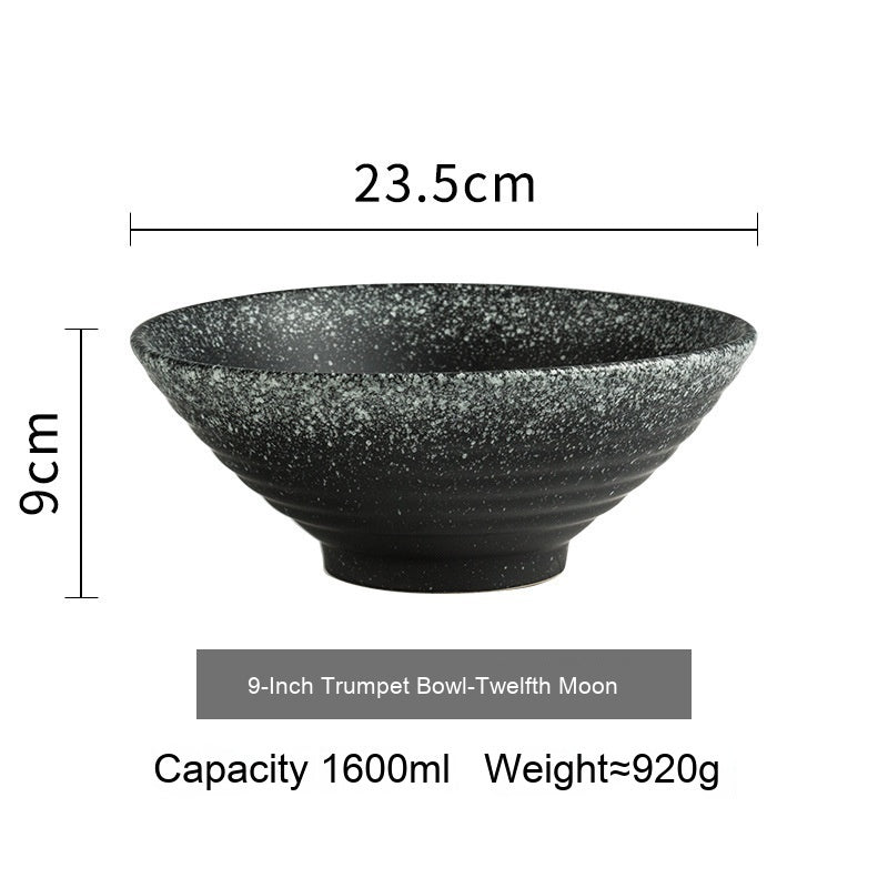 Japanese Style Ceramic Bowl Household Large Ramen Creative Tableware