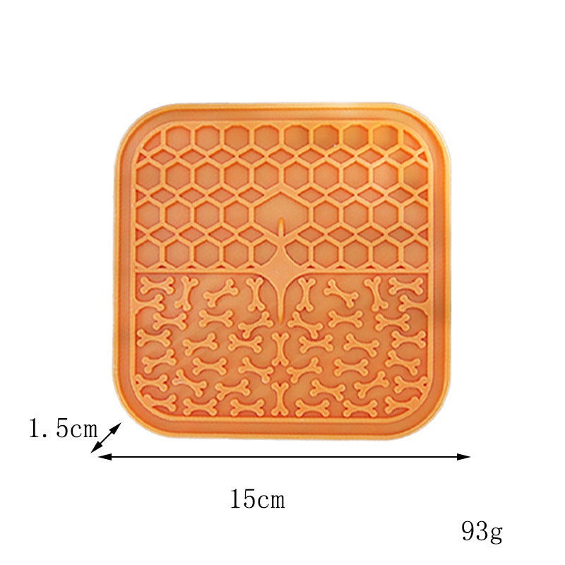 Silicone Dog Licking Pad Slow Food Plate