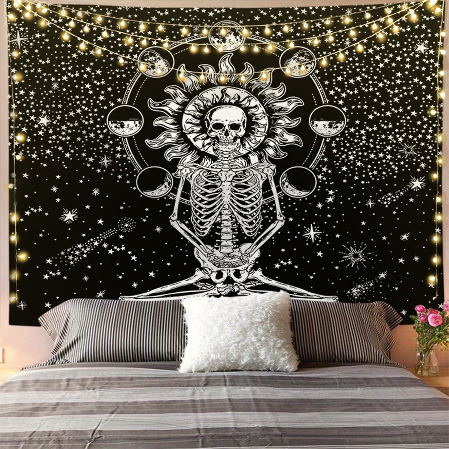 Tapestry Black And White Series Printed Home Hanging Cloth