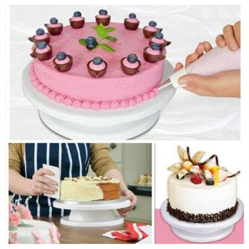 Cake Turntable Rack Stable Non-slip Round Cake Table Kitchen Baking Tools