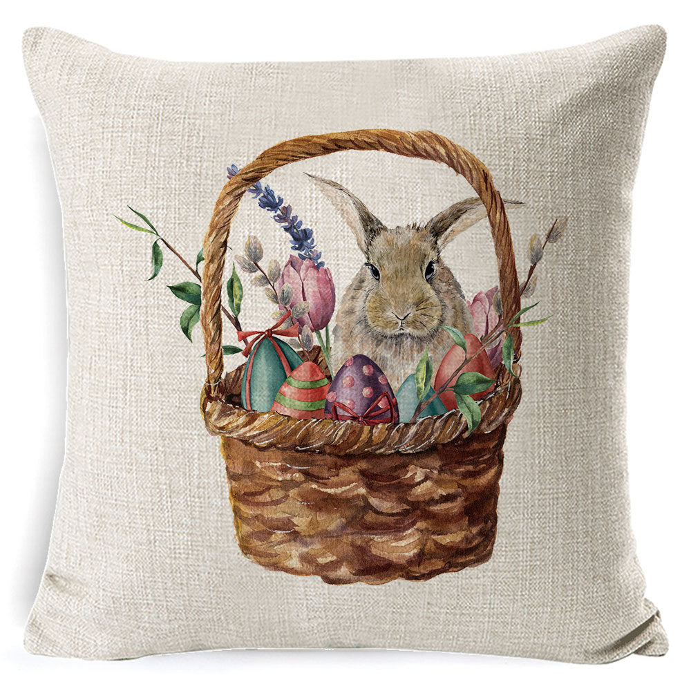 Cute Easter Bunny with Pillowcase