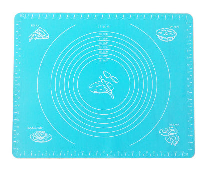 Silicone Baking Mat for Pastry Rolling with Measurements Pastry Rolling Mat, Reusable Non-Stick Silicone Baking Mat