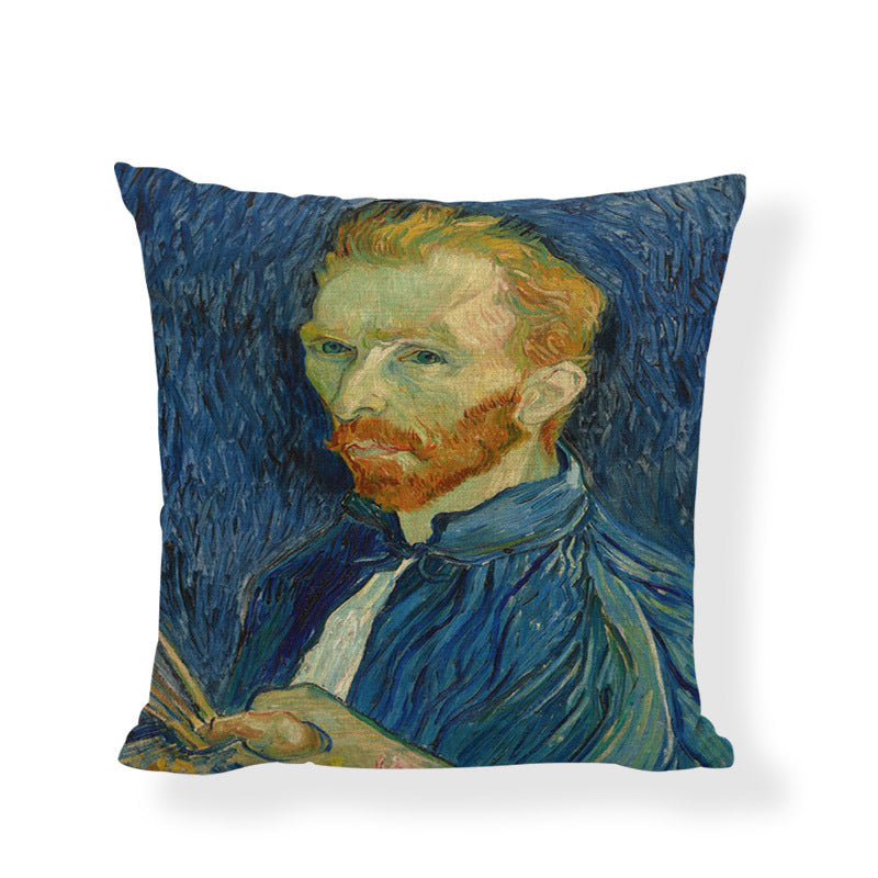 Famous painting cushion cover