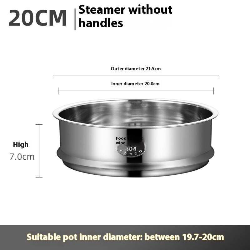 Electric Caldron Universal Steaming Rack 304 Stainless Steel Steamer With Handle