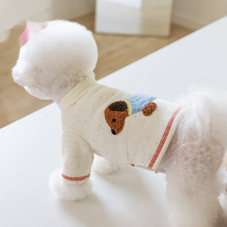 Autumn And Winter Home Warm VIP Teddy Pet Brushed Hoody