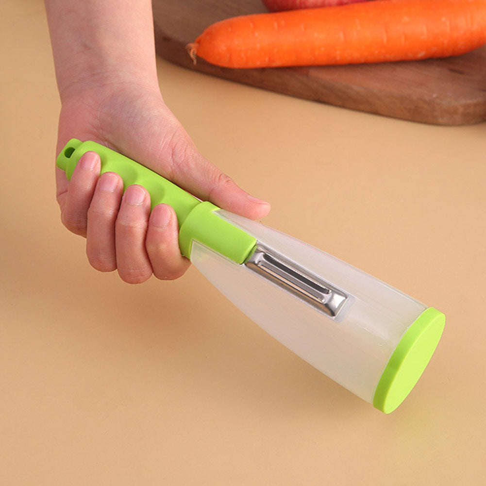 Vegetable Fruit Knife Stainless Steel Storage Type Peeling Knife Peeler