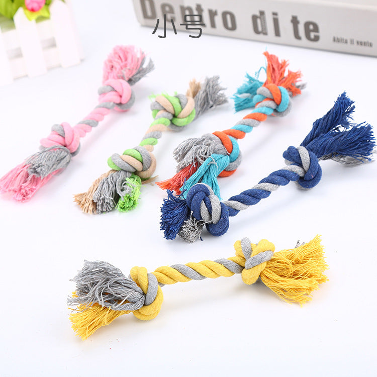 Dog toy bite-resistant puppy toy cotton rope