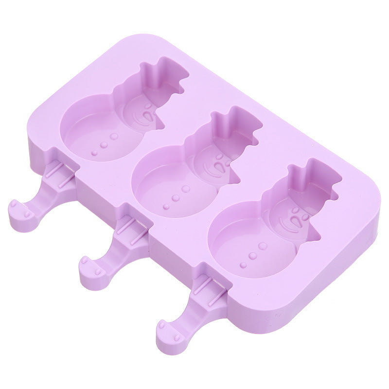 Silicone mould for ice cream household