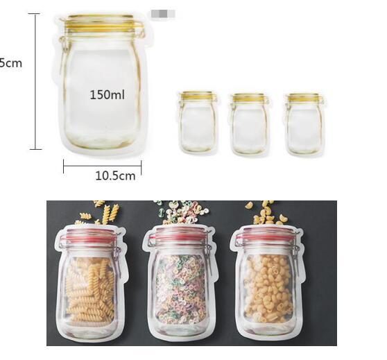 Reusable Snack Storage Bag Nut Biscuit Waterproof Sealed Food Storage Bag Snack Storage Travel Food Assortmen Bag Kitchen Tools