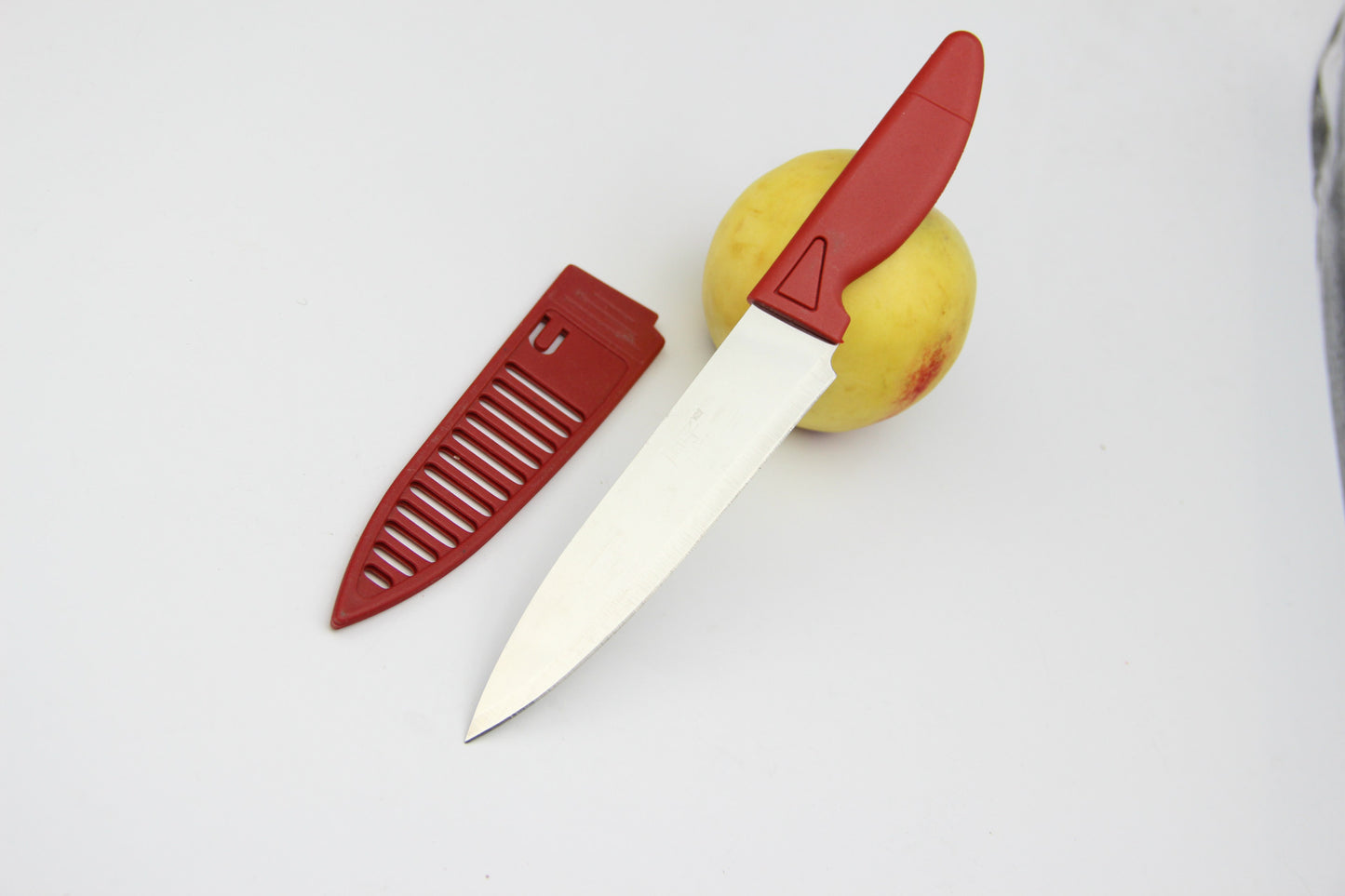 Fruit knife candy color stainless steel melon peel knife kitchen outdoor portable knife barbecue tool accessories