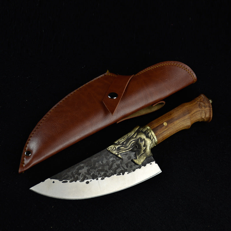 Forge longquan kitchen knife by hand