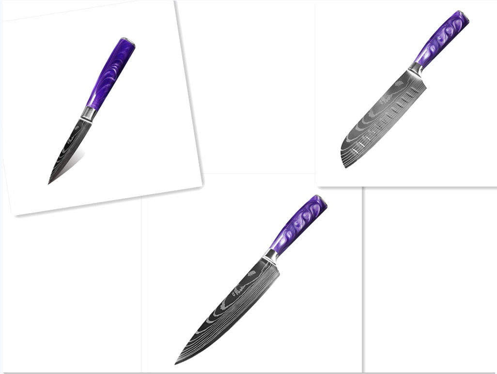 Creative Home Purple Fruit And Vegetable Knife