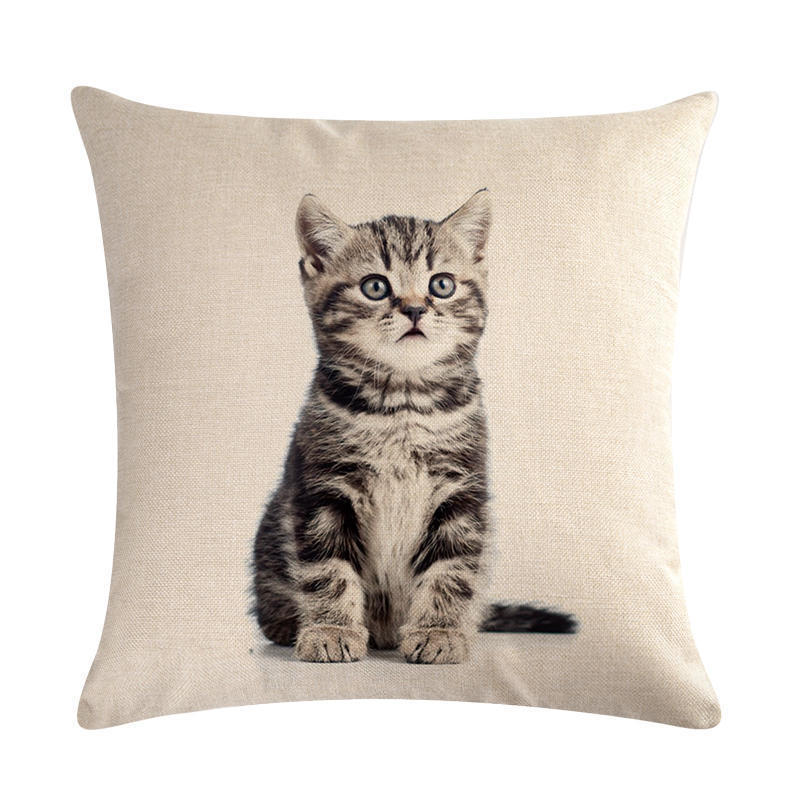 Cute cat hug pillowcase