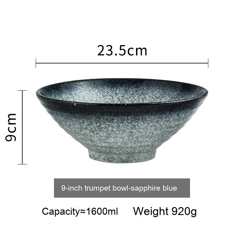 Japanese Style Ceramic Bowl Household Large Ramen Creative Tableware