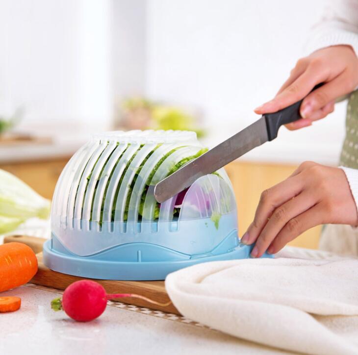 Salad Cutter Bowl Easy Salad Maker