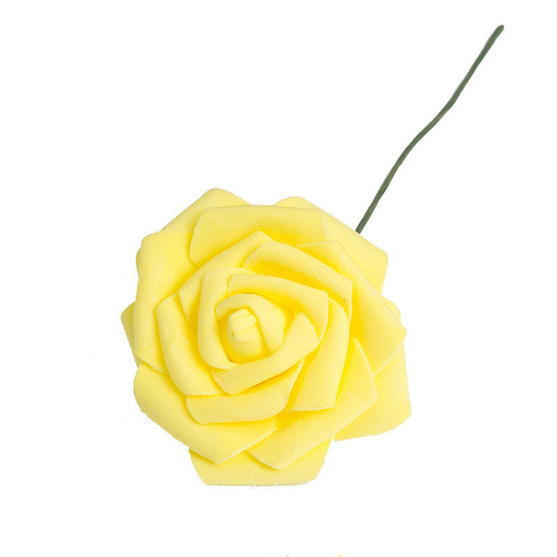 Artificial Flower 8CM PE Rose with Rod