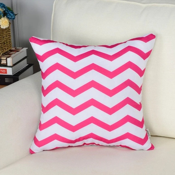 Geometric short plush pillowcase cushion cover