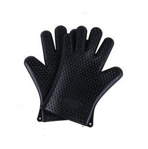 Food Grade Silicone Heat Resistant BBQ Glove Silicone Oven Mitts