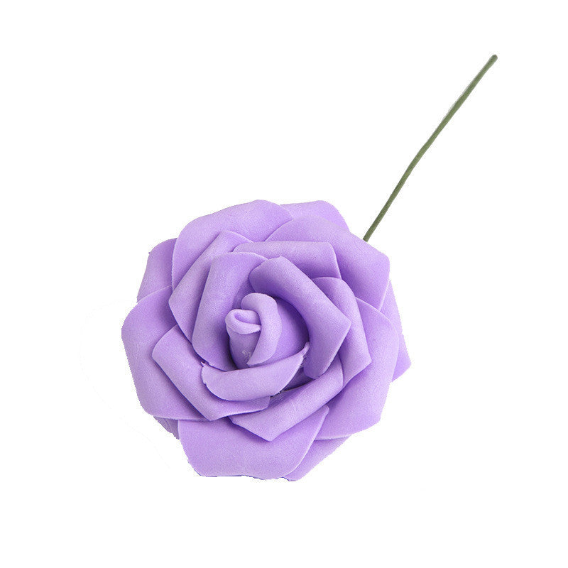 Artificial Flower 8CM PE Rose with Rod