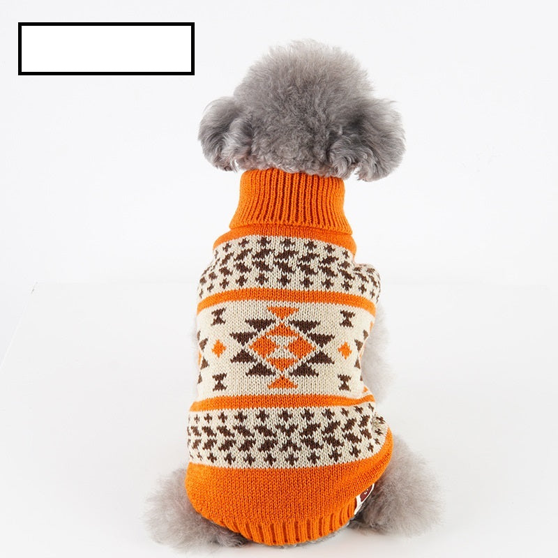 Christmas Printed Polar Fleece Double-sided Dog Jacket