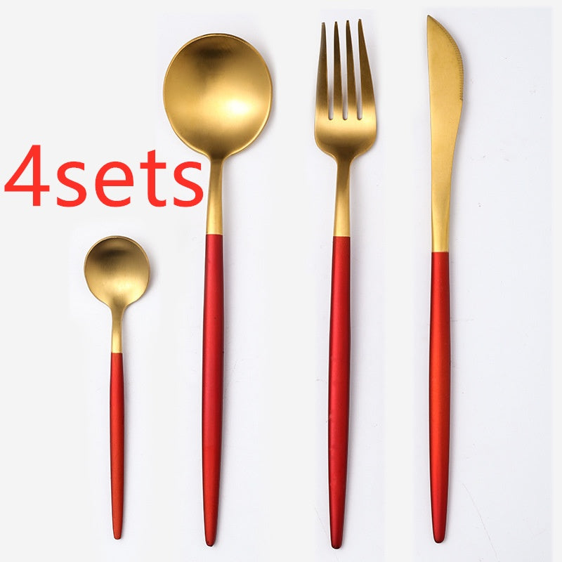 tableware stainless steel spoon set