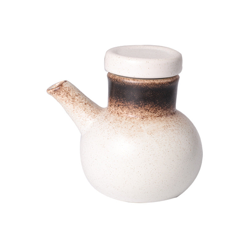 Creative Japanese Ceramic Seasoning Pot Household Vinegar Bottle