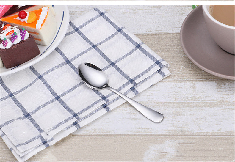 Thickened stainless steel tableware supplies soup spoon coffee spoon