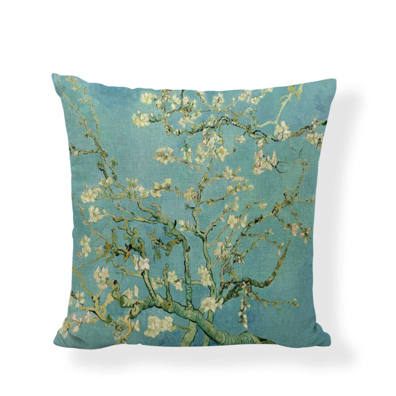 Famous painting cushion cover