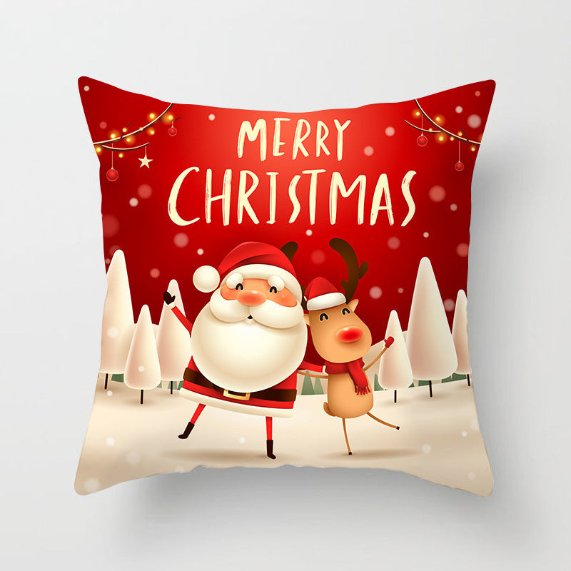 Santa snowman pillowcase